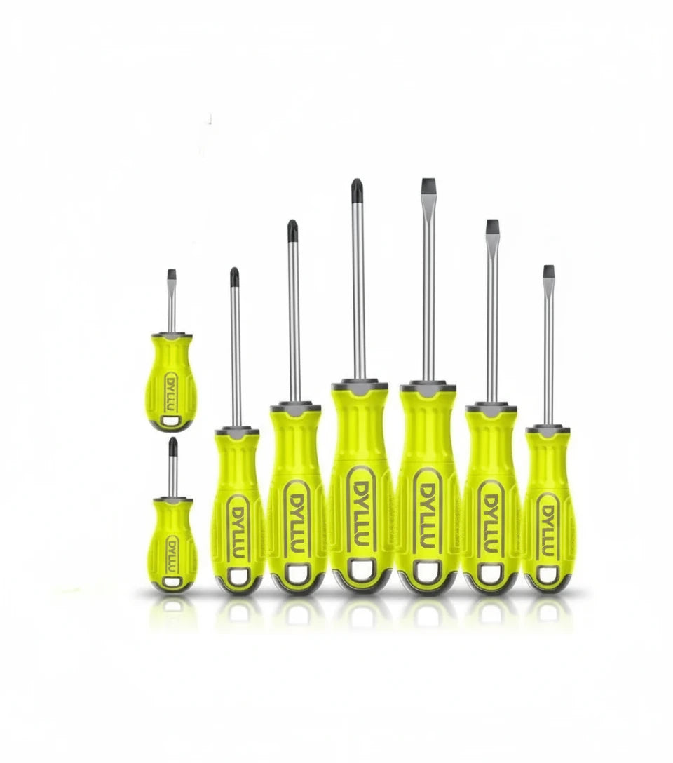 طقم مفك 8قطعة يد بلاستيك DYLLU