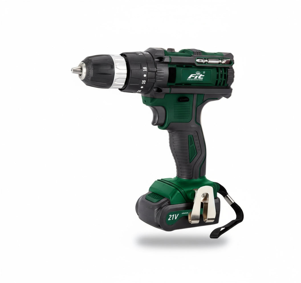 شنيور بطارية 21فولت عزم 40نيوتن + 2بطارية FIT