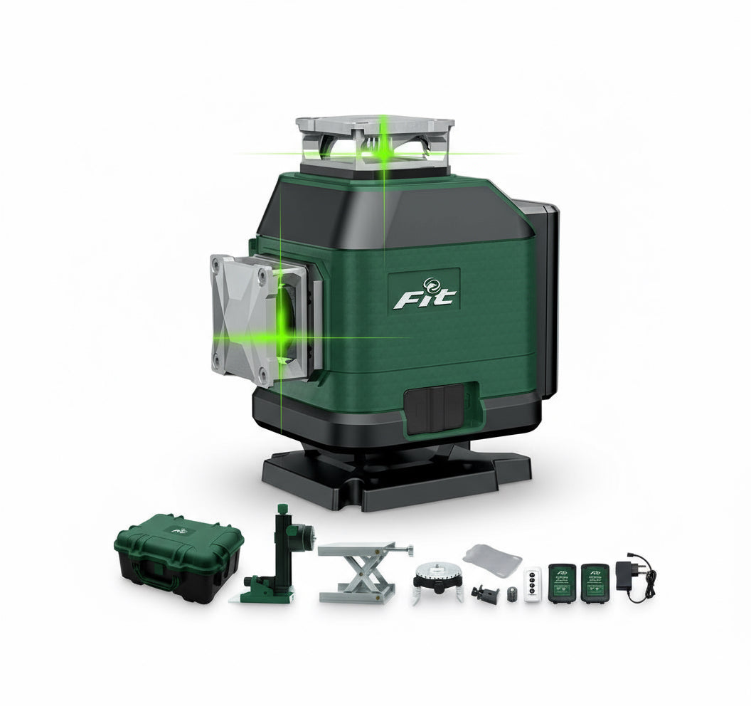 ميزان ليزر 16 خط اخضر شارب 2بطارية FIT