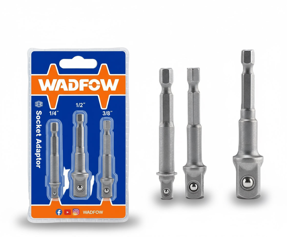 طقم ادبتر شنيور 3ق 1/4و3/8و1/2بوصة WADFOW