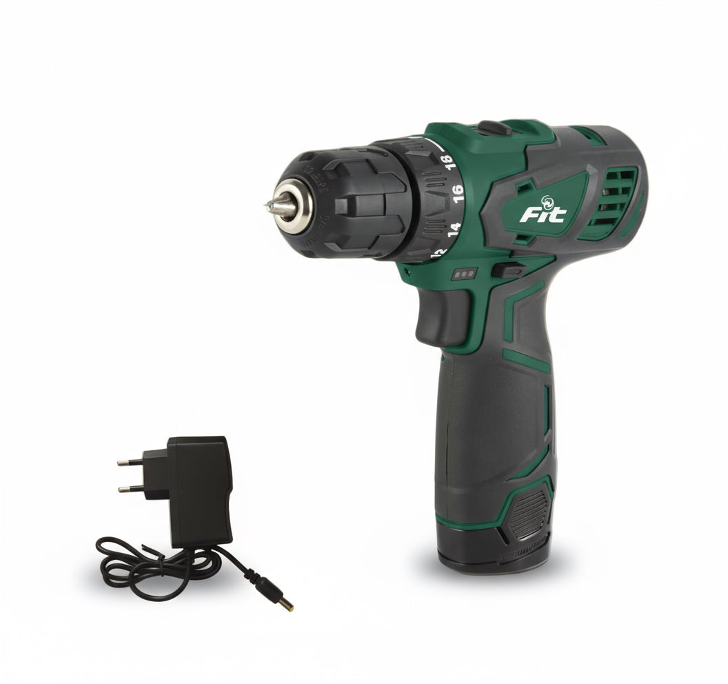 شنيور بطارية 12 فولت عزم 32نيوتن +1 بطارية FIT