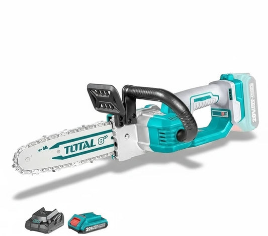 منشار شجر بطارية 8 بوصة 1 بطارية وشاحن TOTAL