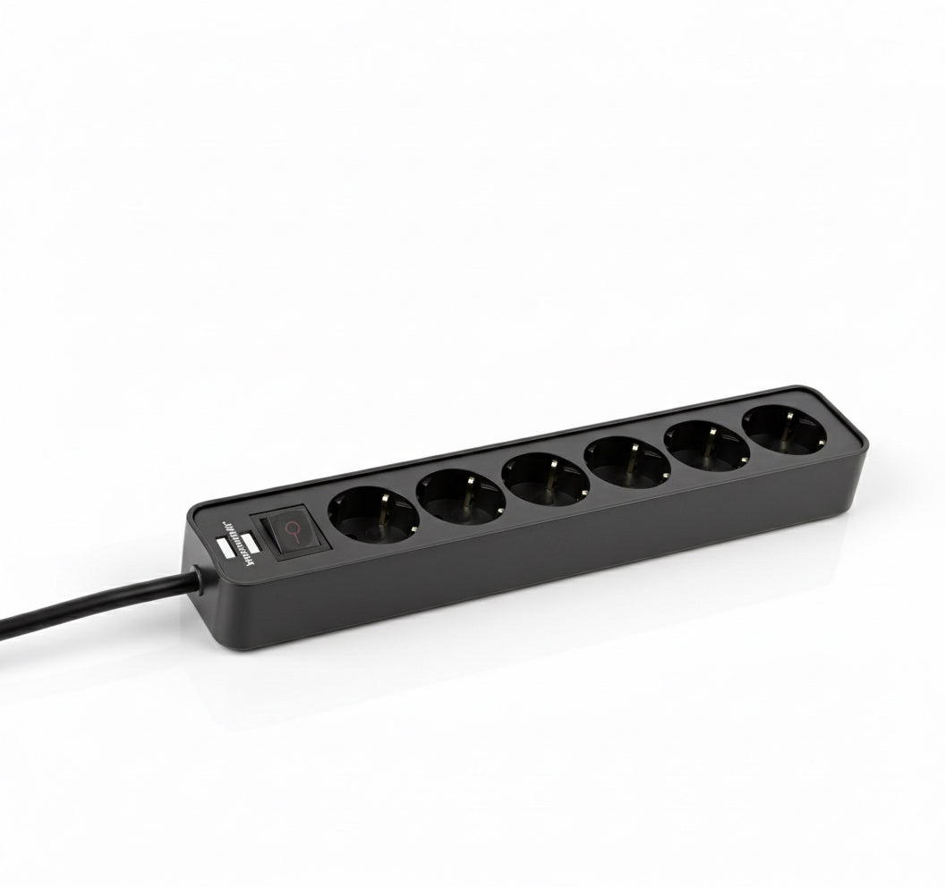 مشترك كهرباء 6 فتحة سلك 1.5متر BRENNENSTUHL