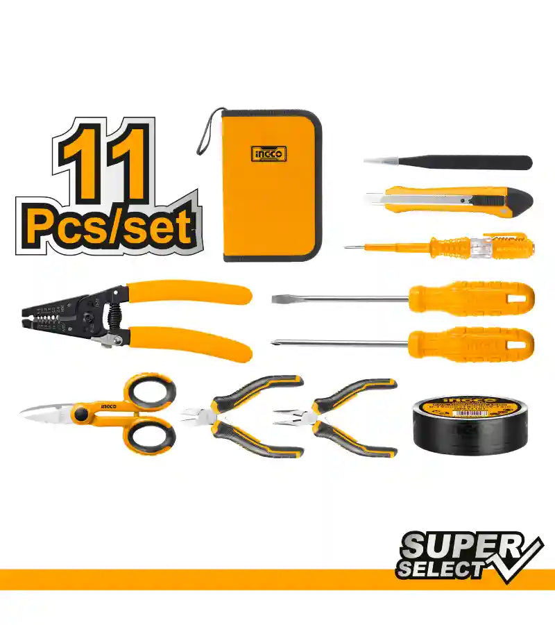 شنطه عدة 11 قطعه INGCO