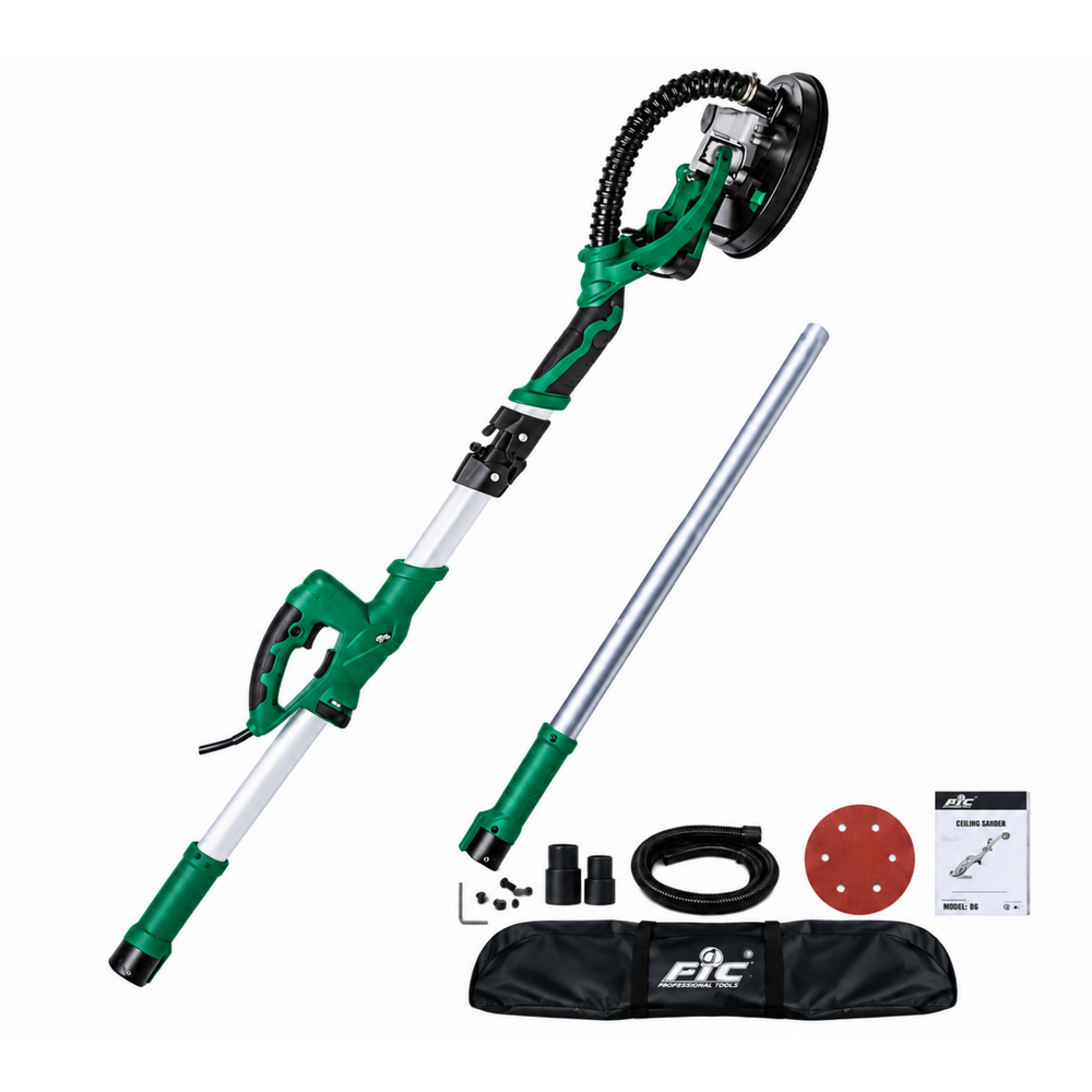 ماكينة صنفرة حوائط دائرية 9"سرعات+كشاف 1070وات FIT