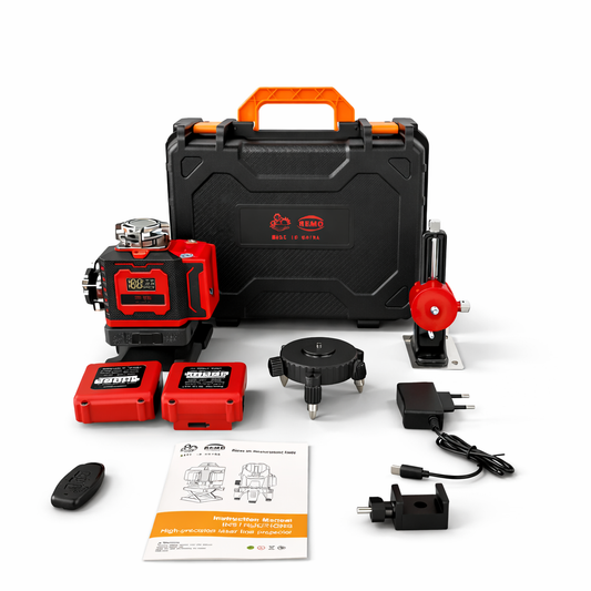 ميزان ليزر 16 خط اخضر 2بطارية REMO