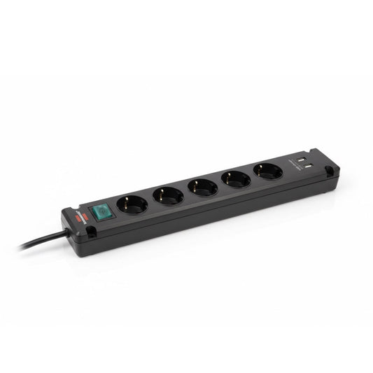 مشترك كهرباء 5 فتحة + 2 USB سلك 3متر BRENNENSTUHL