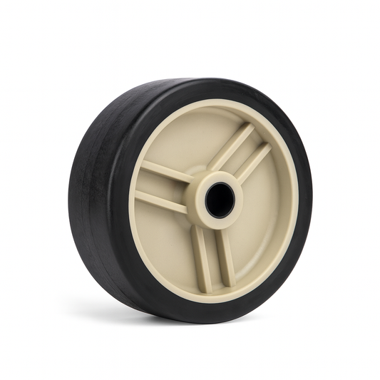 عجلة كمبروسر خلفى كبيرة 6 بوصة ابيض