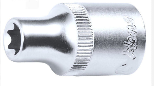 لقمة نجمة قصيرة E20 يد 1/2" HANS