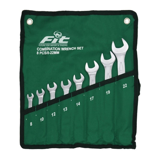 FIT 8-piece ratcheting wrench set