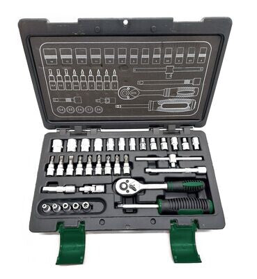 33-Piece 1/4-Inch FIT Socket Set