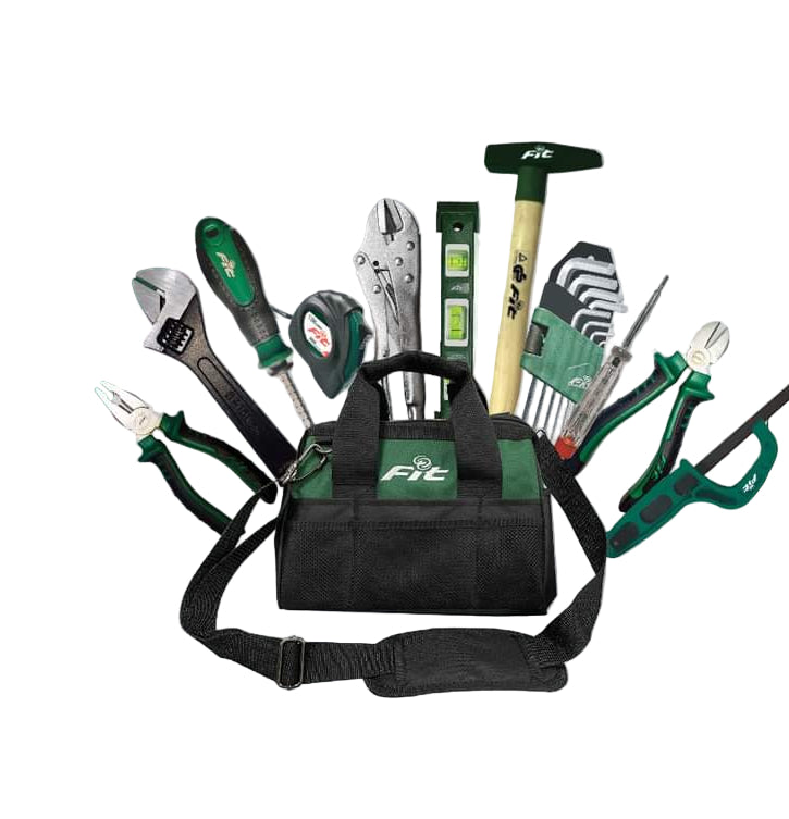 FIT Complete Canvas Tool Bag with 12 Tools