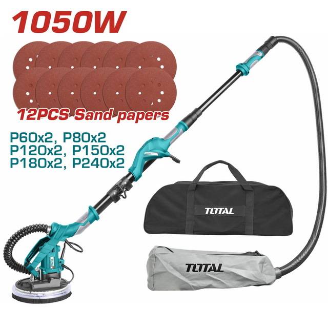 ماكينة صنفرة حوائط دائرية 9"سرعات 1050 وات TOTAL