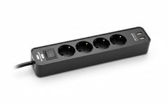مشترك كهرباء 4 فتحة + 2 USB سلك 1.5متر BRENNENSTUHL
