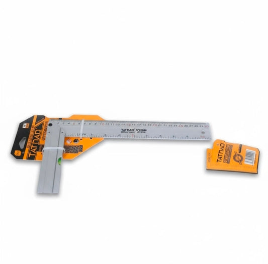 زاوية علام الومنيوم 30 سم بميزان TAT